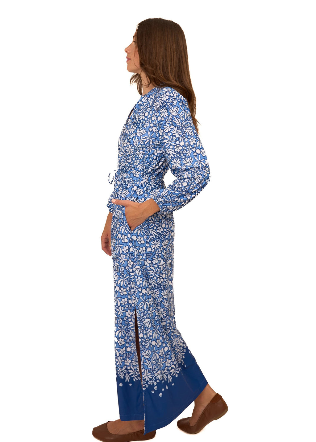 Cabana Life Button Down Maxi Dress, Seaside Floral