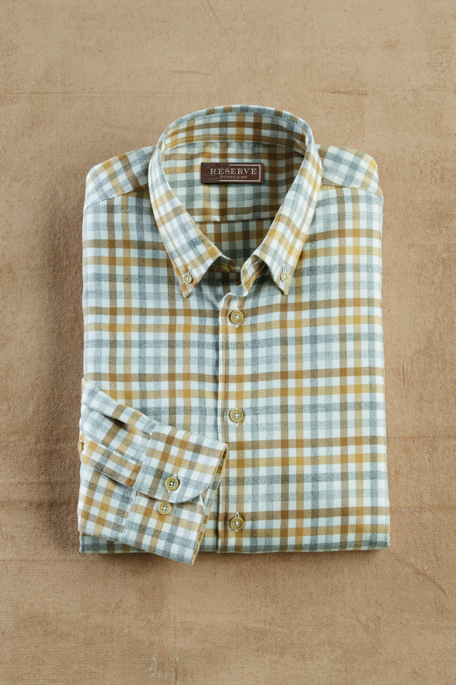 Reserve Long Sleeve Button Down Check Shirt