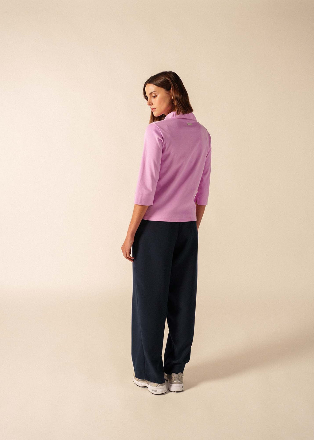 Saint James Oleron Polo Shirt (TEA ROSE PINK)