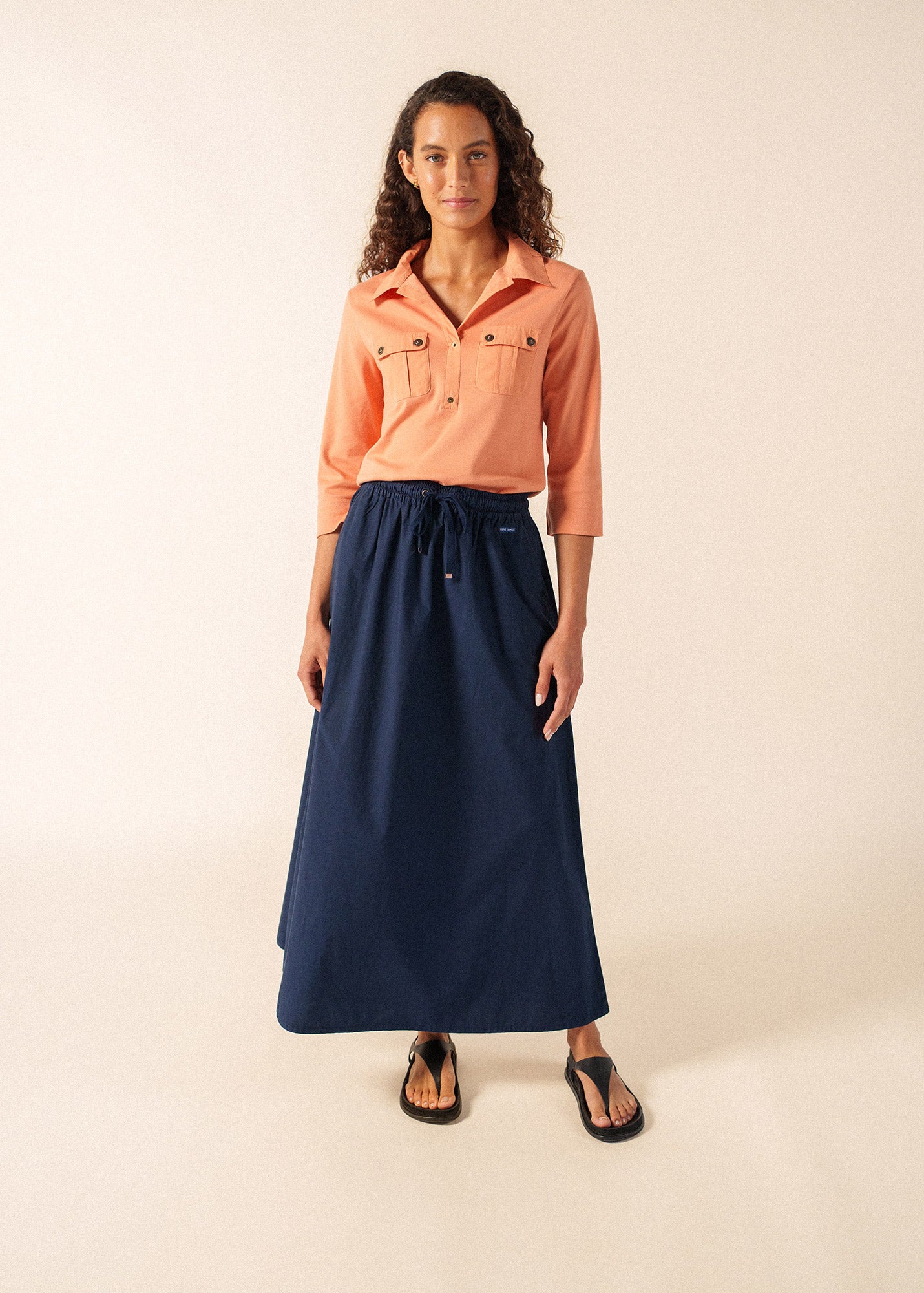 Saint James OLERON Polo Shirt (CLAY)