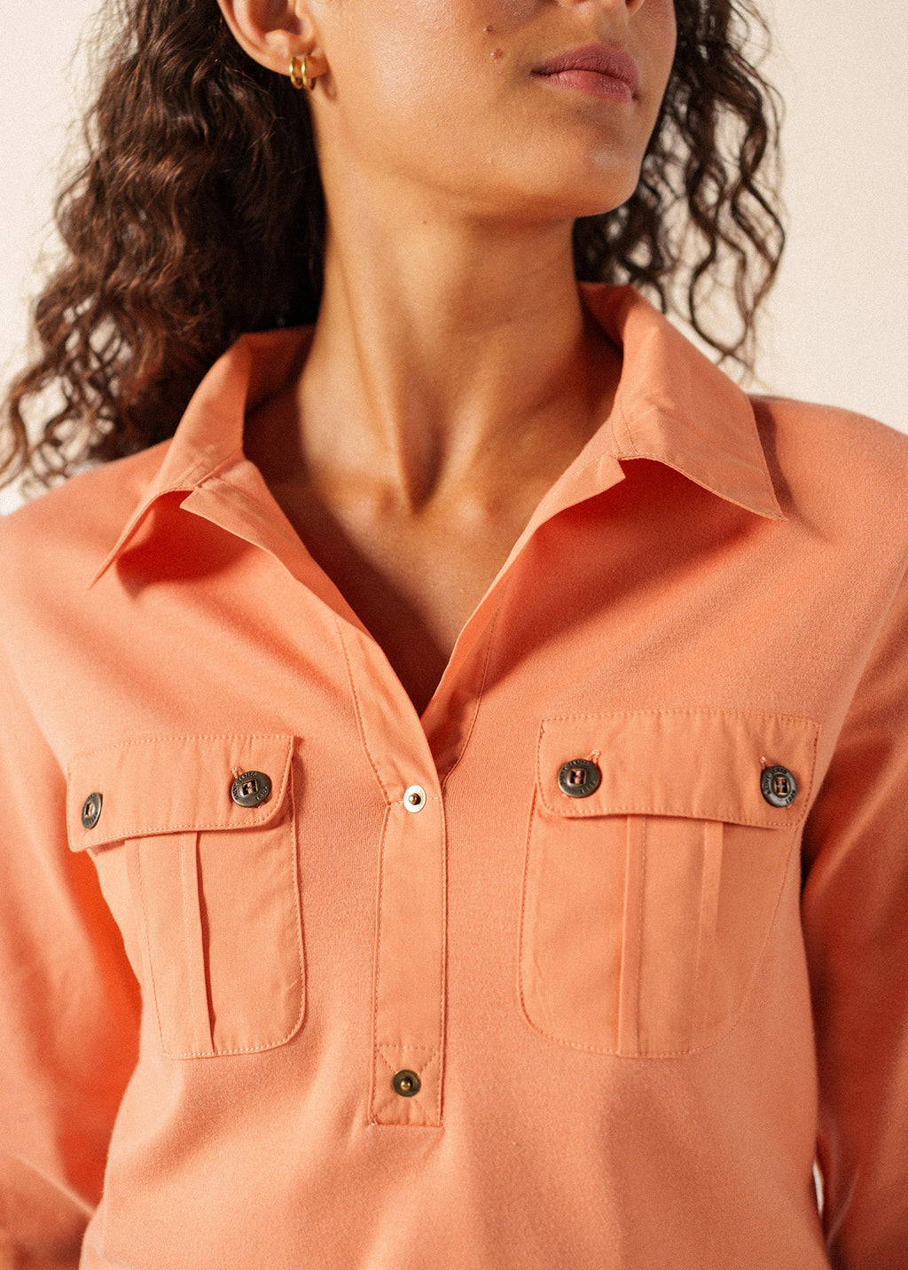 Saint James OLERON Polo Shirt (CLAY)
