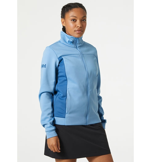 Helly Hansen Women's Crew Fleece Jacket - Bright Blue
