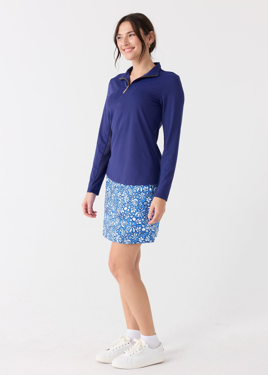 Cabana Life Floral 17" Skort, Seaside