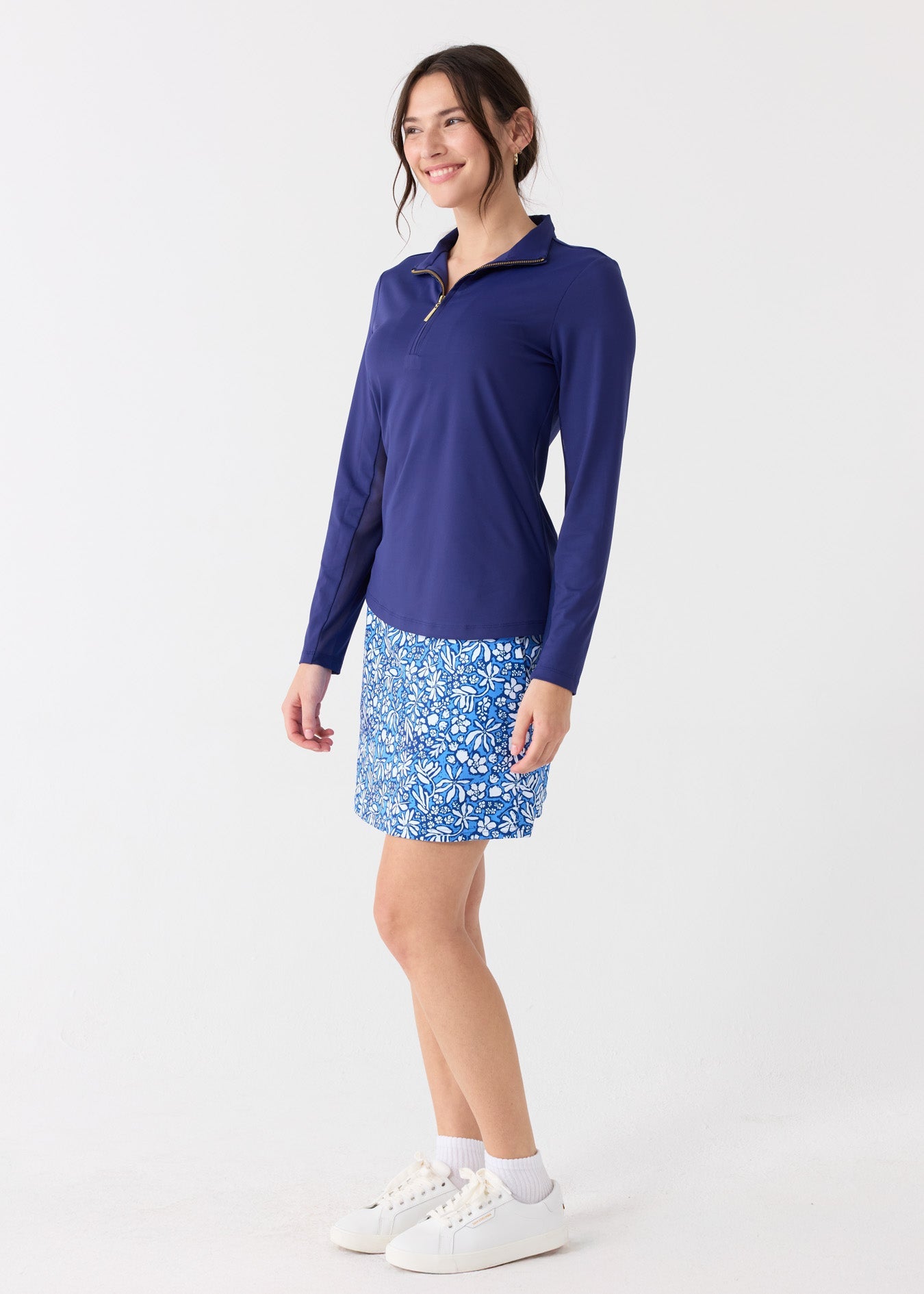 Cabana Life Floral 17" Skort, Seaside