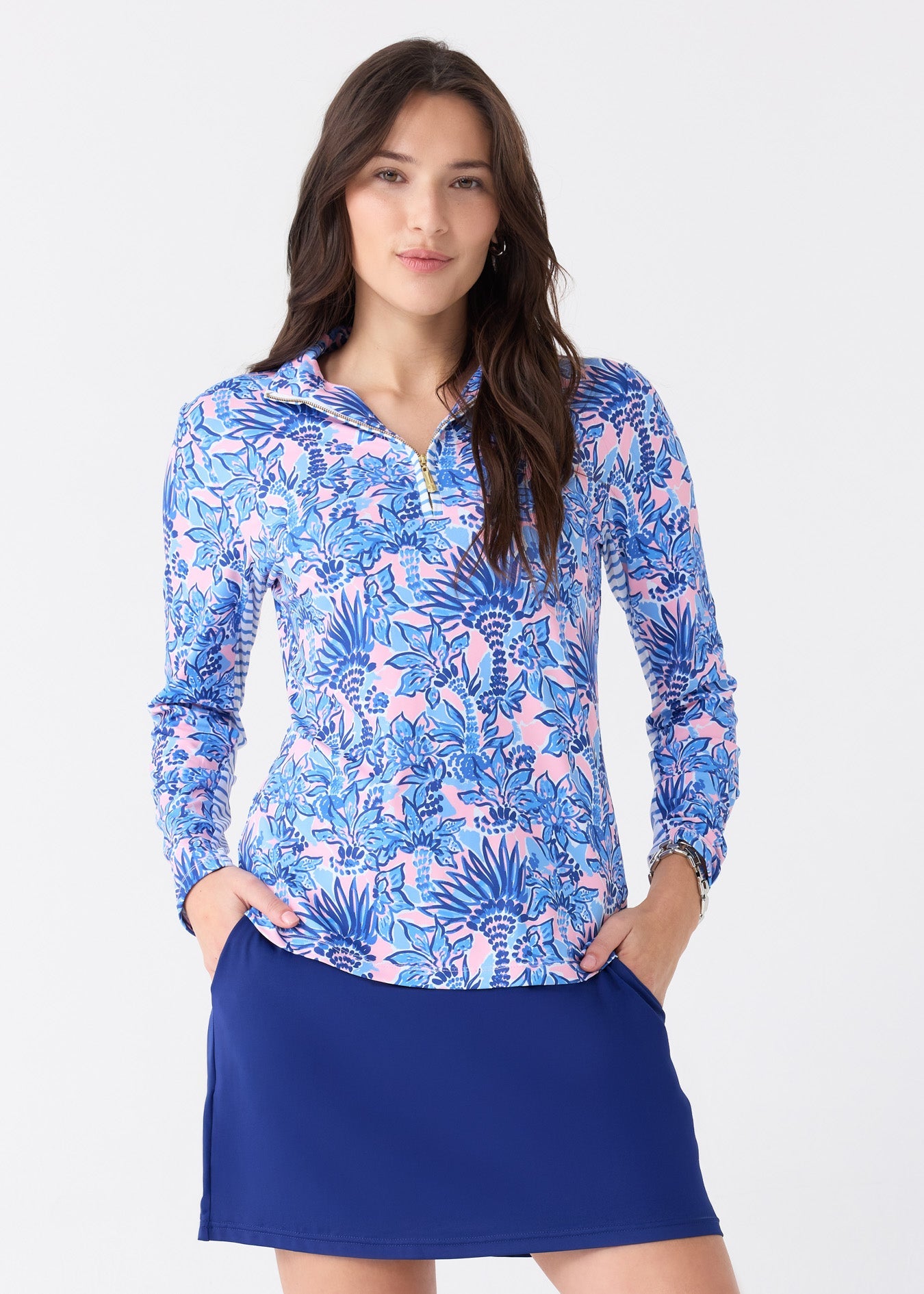 Cabana Life Palm Beach 1/4 Zip Sport Top