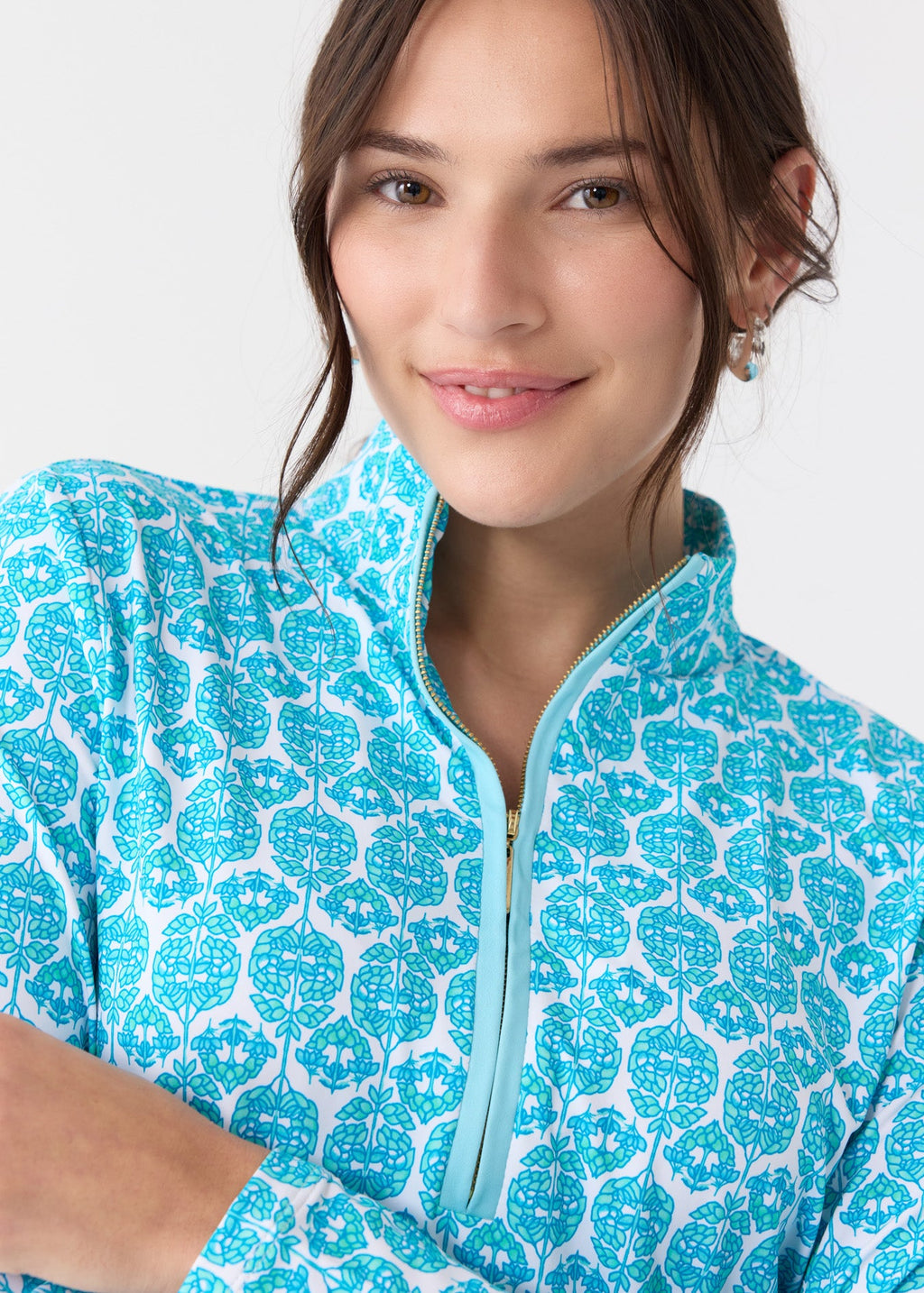 Cabana Life Rosemary Beach 1/4 Zip Sport Top