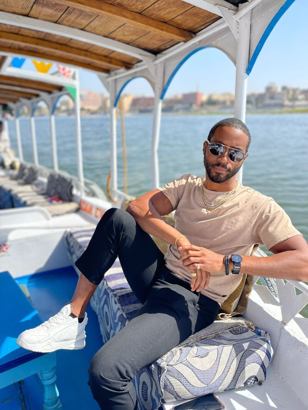 Bisous Sunglasses The Copper Tortoise Blue