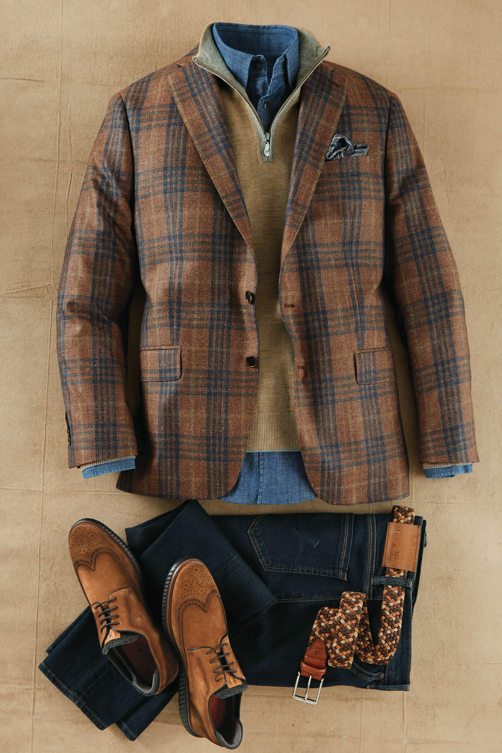Patrick James Plaid Sportcoat