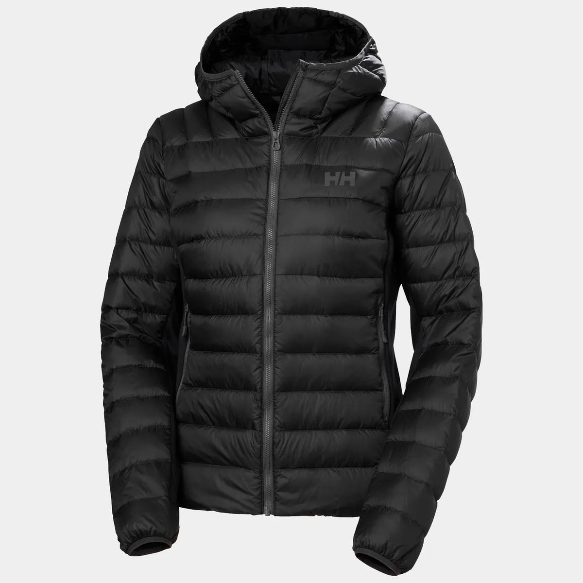 Helly Hansen Women's Verglas Down Hybrid Hooded Jacket 2.0 - Black