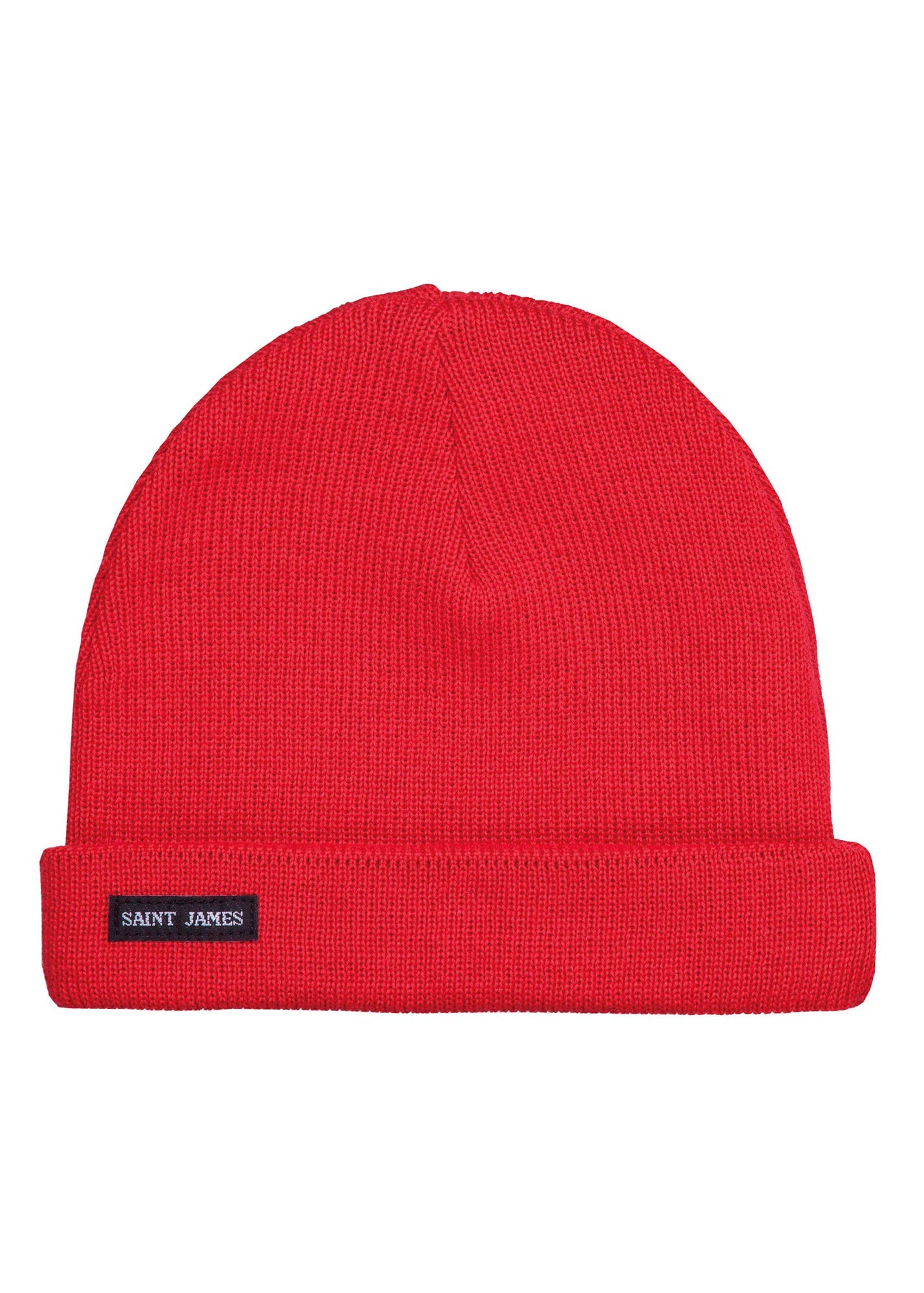 Saint James CARTIER - Nautical Wool Blend Beanie (RED)