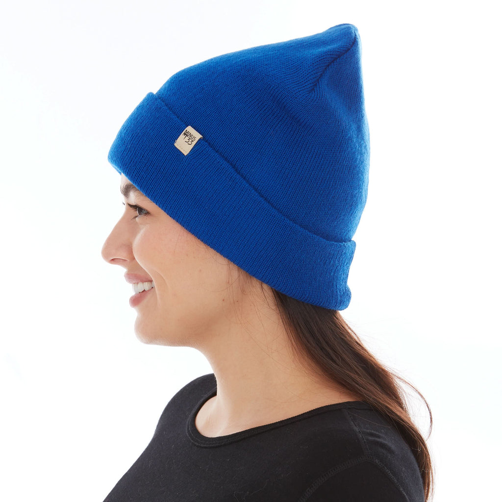 Midweight Merino Wool Knit Cuff Beanie | 100% Merino Wool