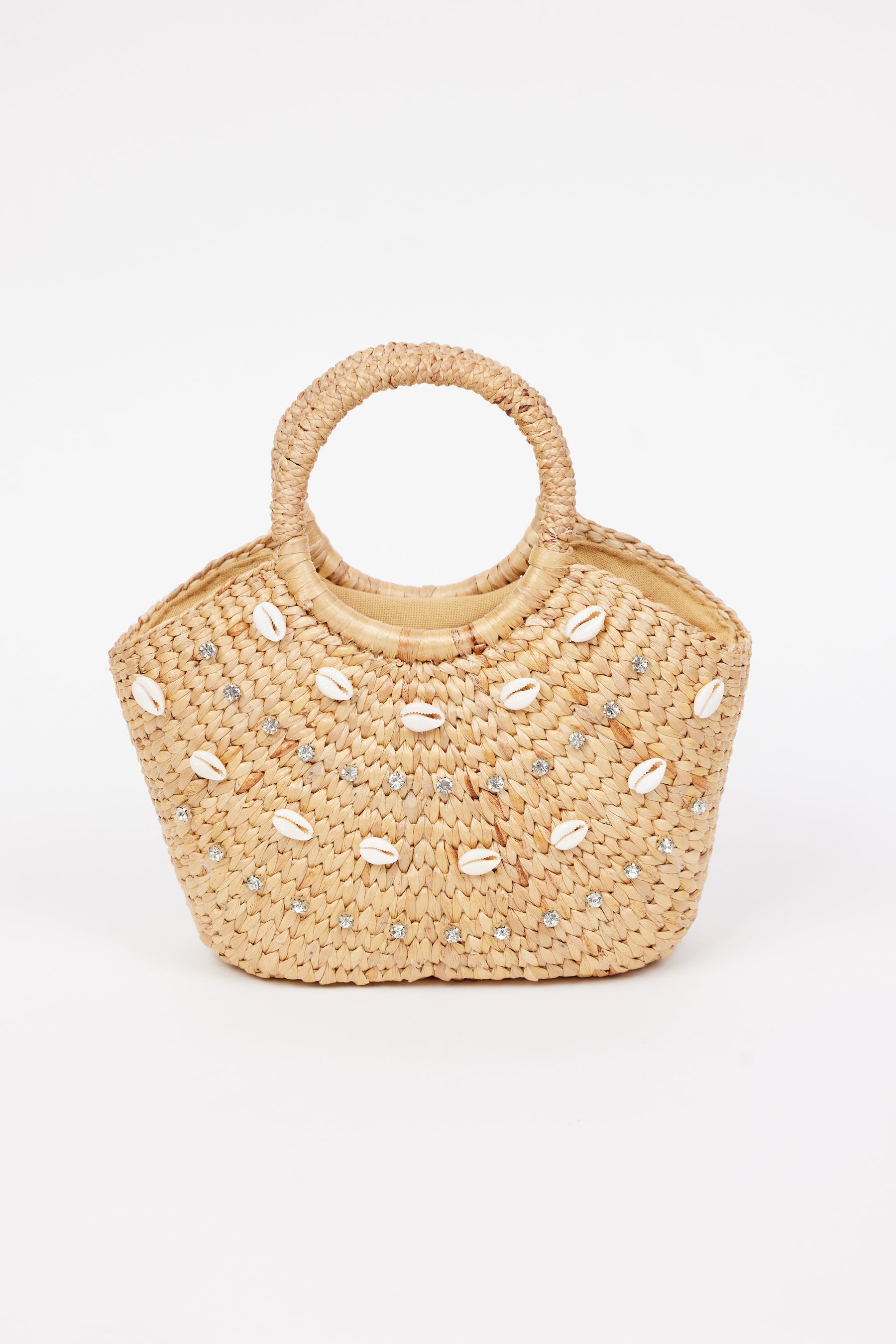 Hat Attack New York Janie Shell Bag, Natural