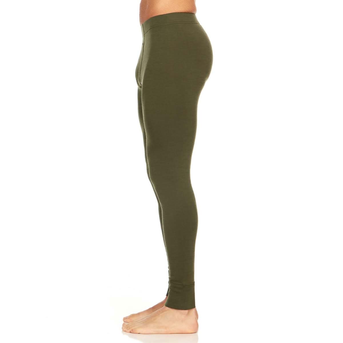 Midweight Men's Wool Bottom Thermal Base Layer -  100% Merino Wool