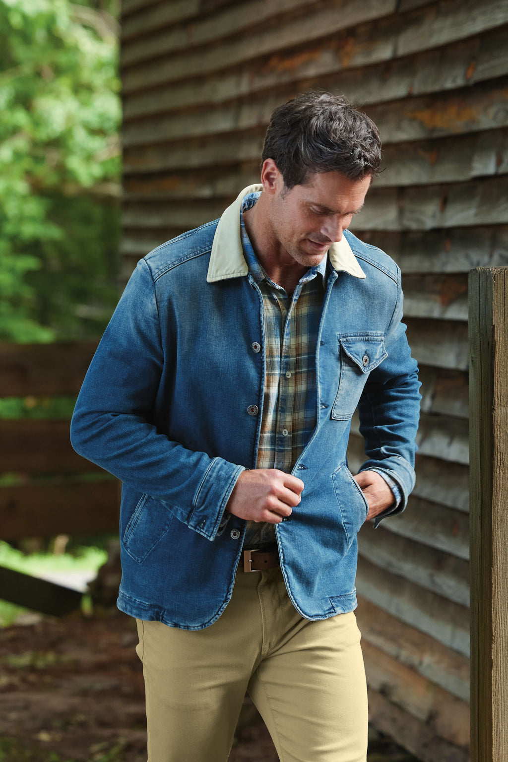 Patrick James Button Front Jacket