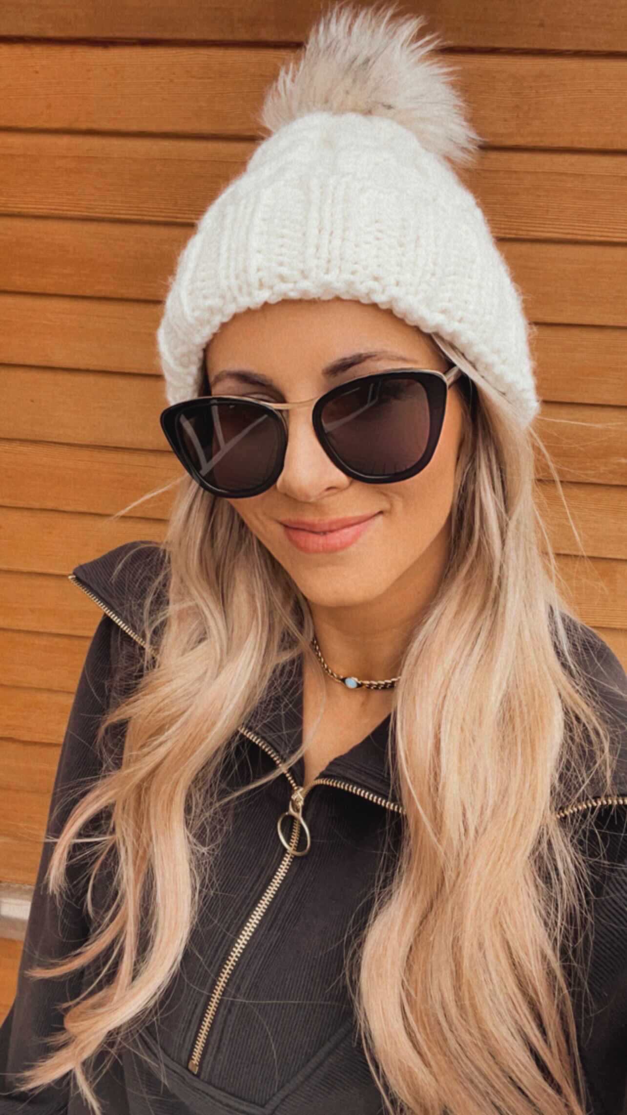 Bisous Sunglasses The Hannah Piano Black Gold