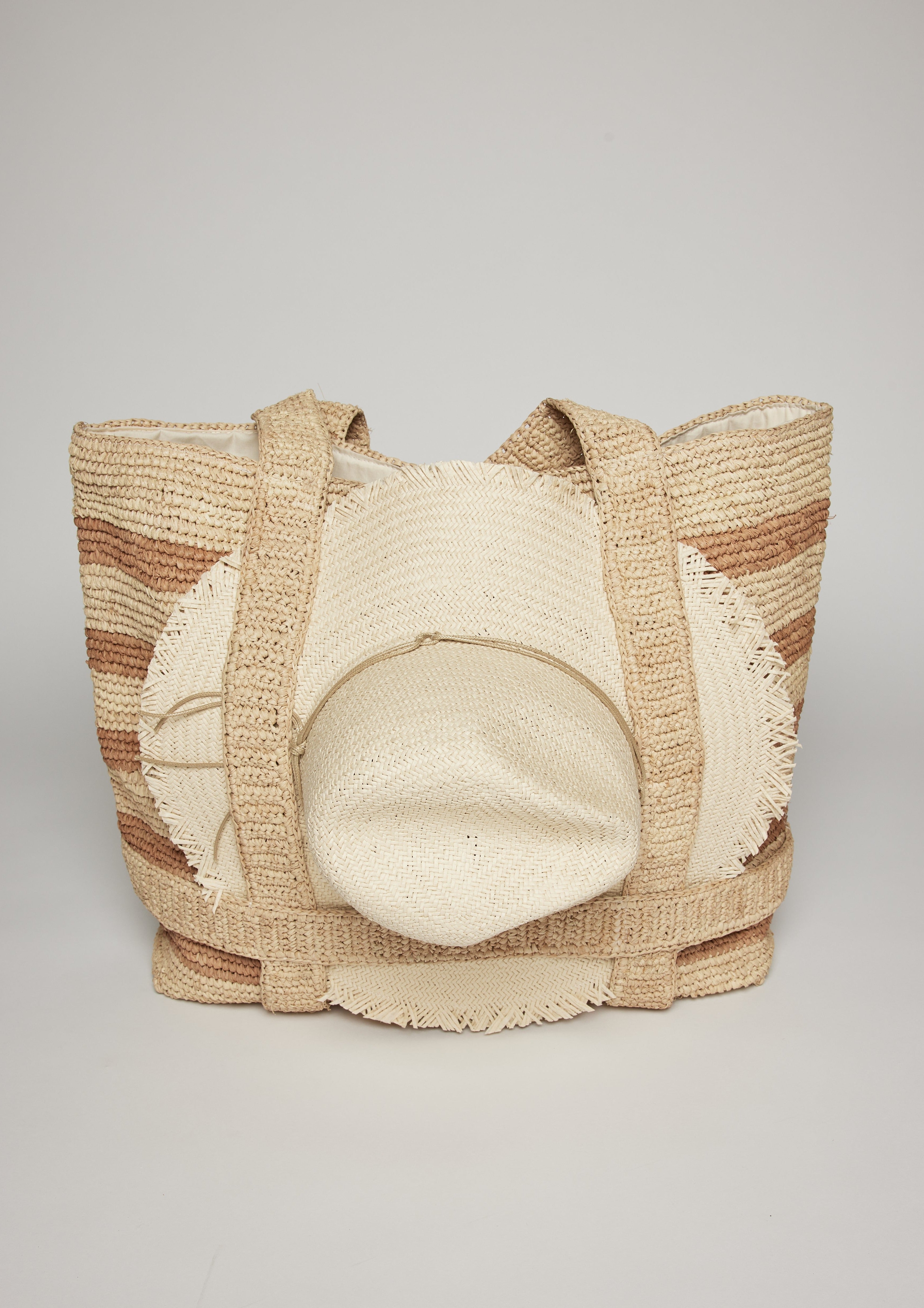 Hat Attack New York The Original Straw Traveler Bag