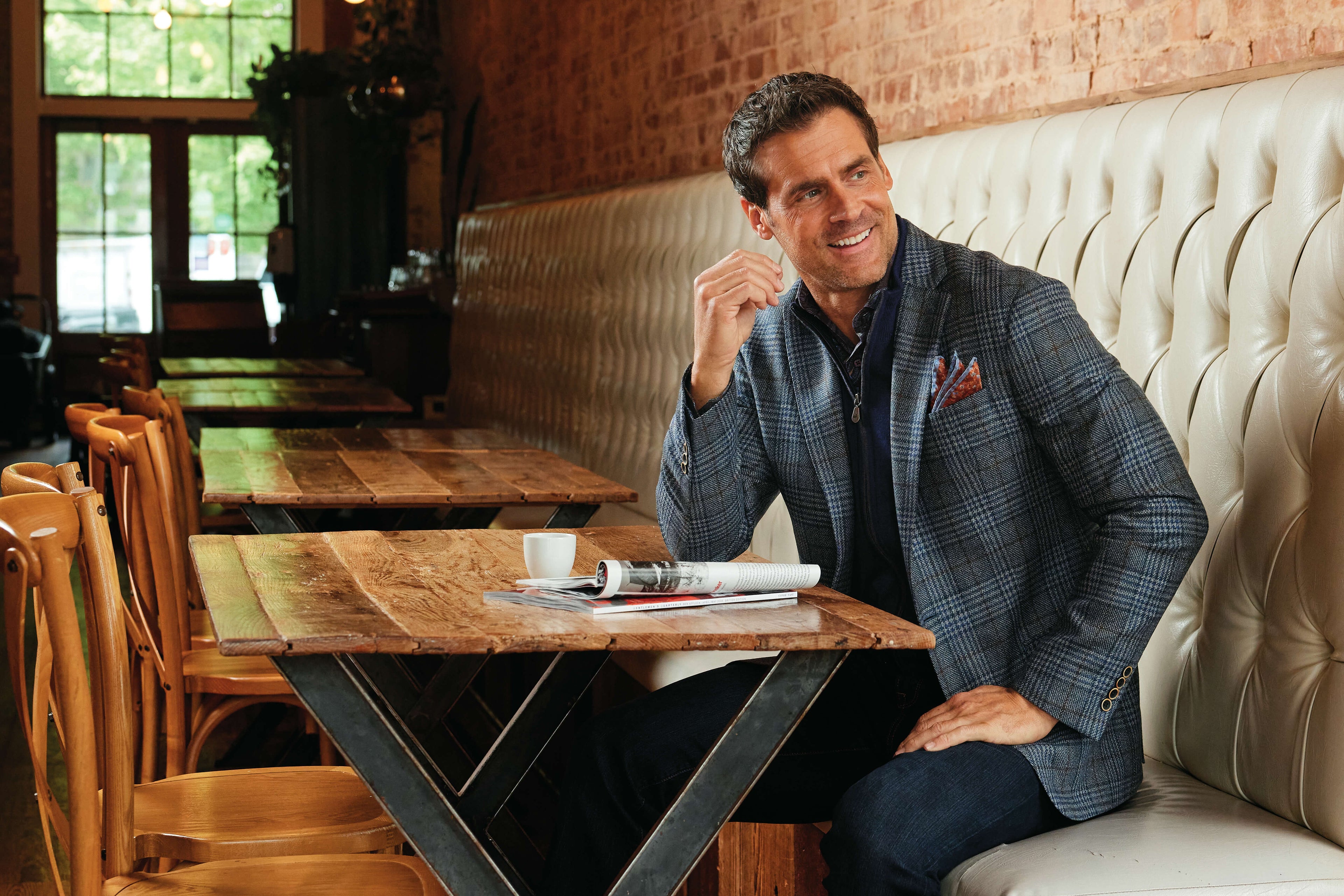 Patrick James Plaid Sportcoat