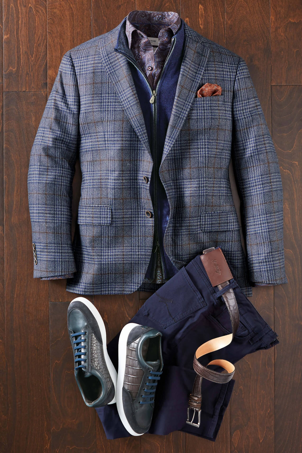 Patrick James Plaid Sportcoat