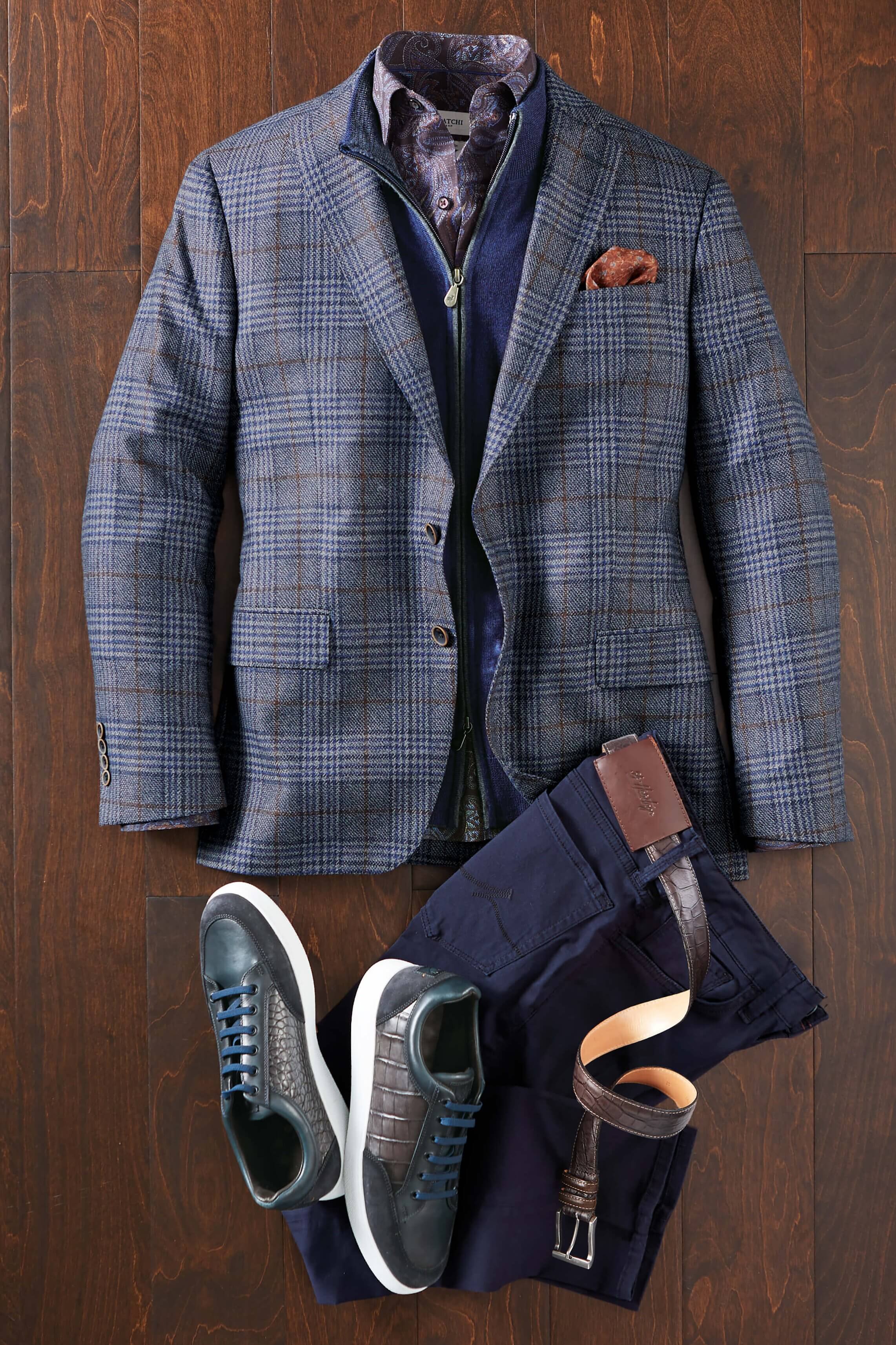 Patrick James Plaid Sportcoat