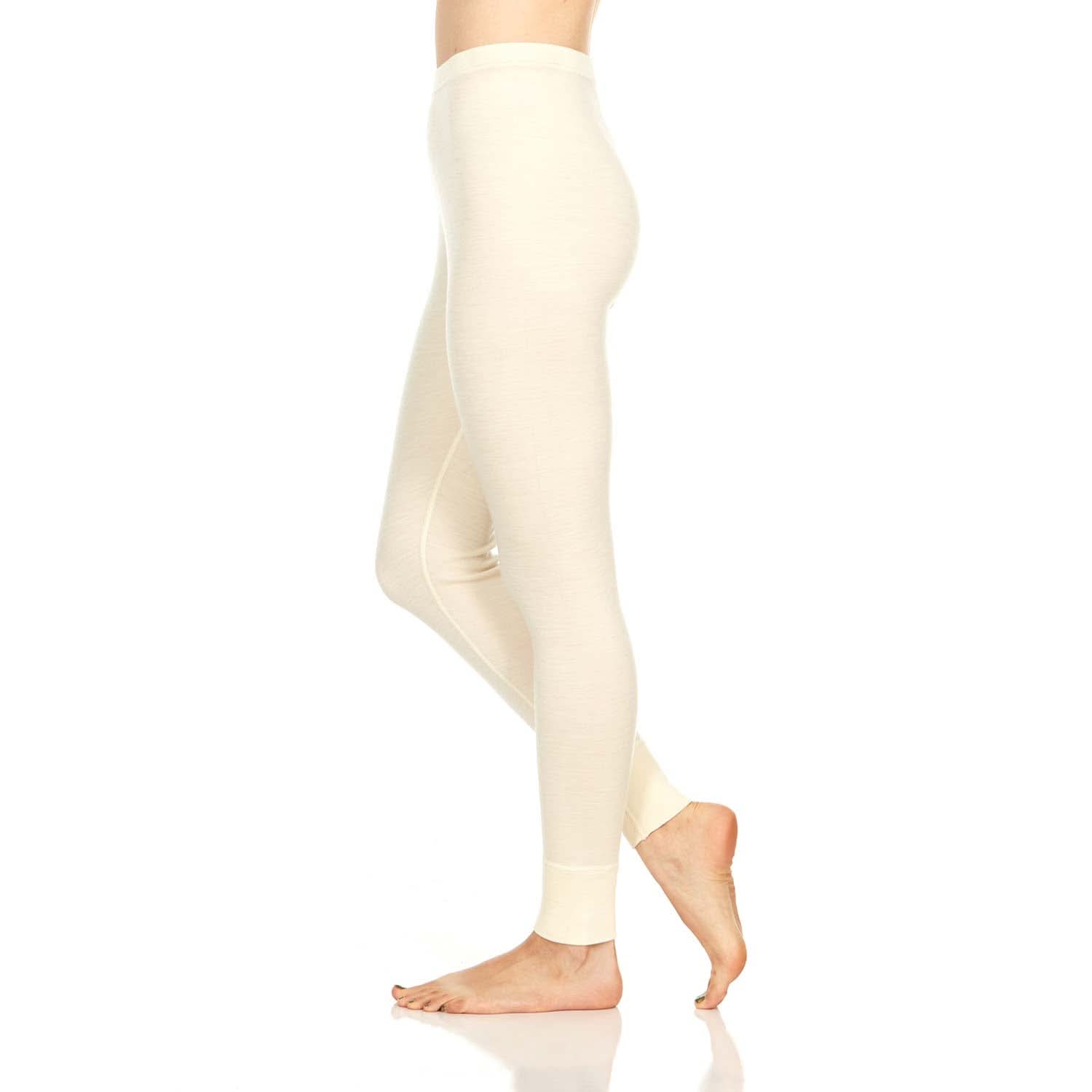 Midweight Women's Wool Bottom Thermal Base Layer - 100% Merino Wool