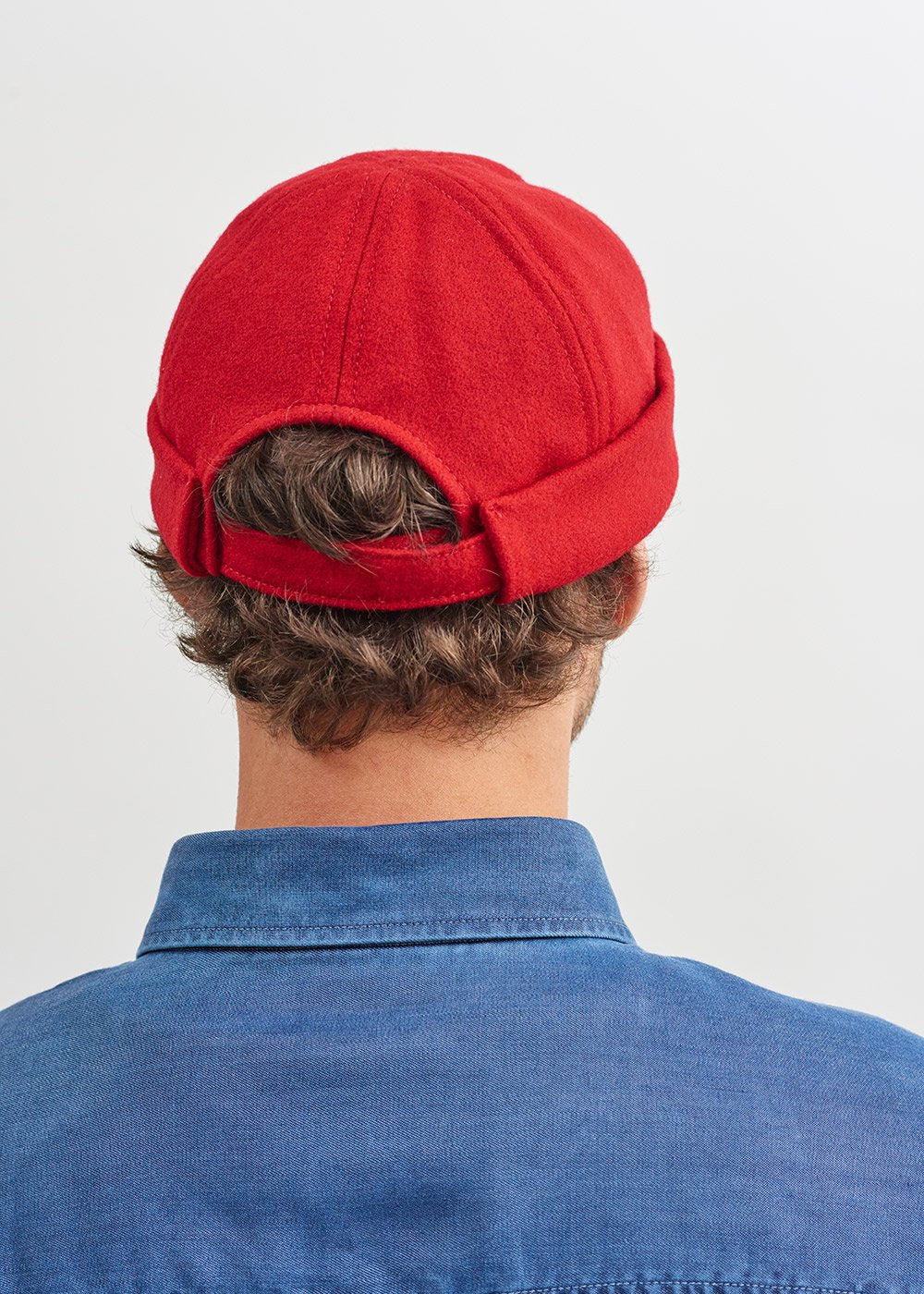 Saint James Marin Miki Watch Cap Red