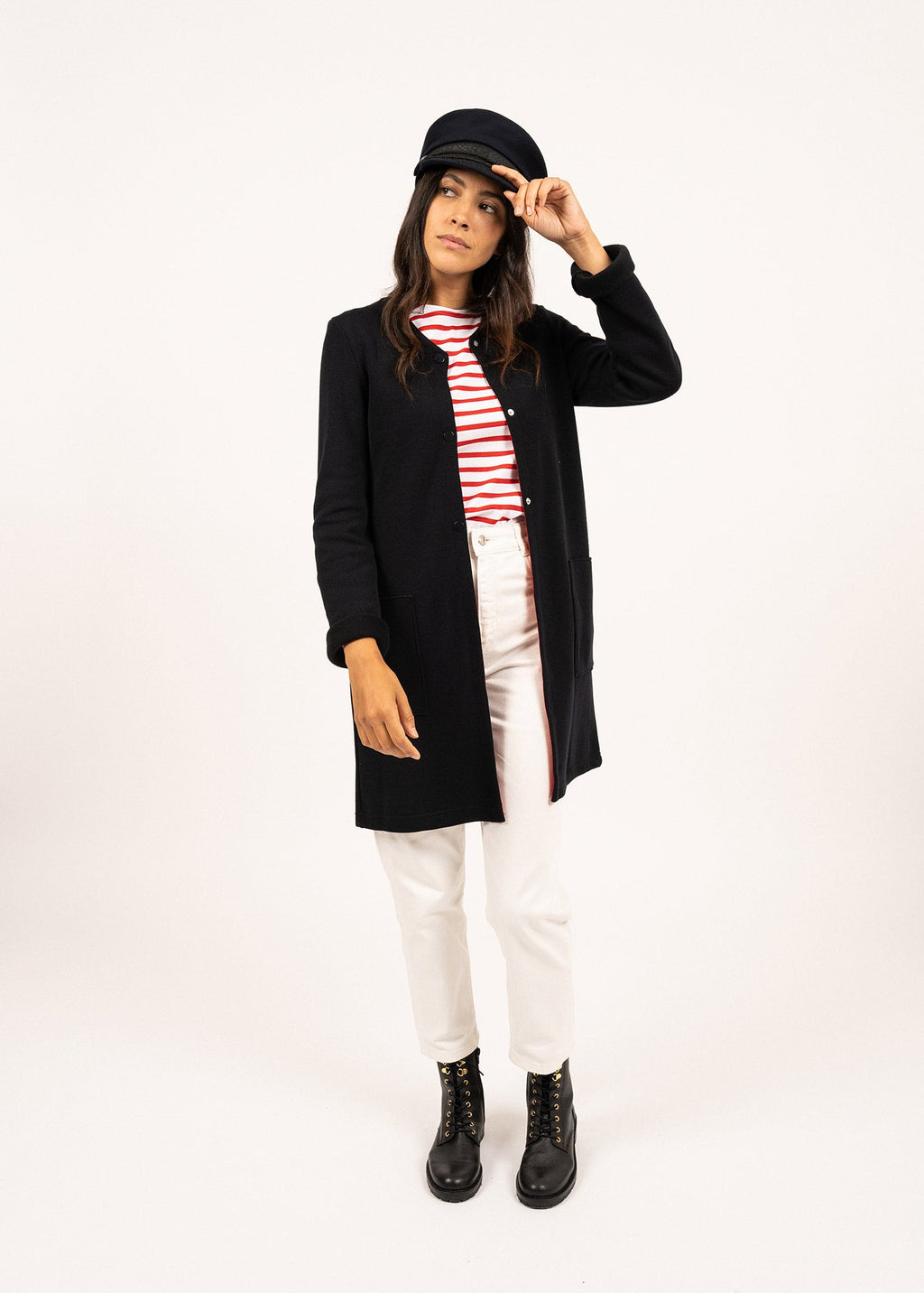 Saint James CASQUETTE MARIN - French Sailor Cap (NAVY)