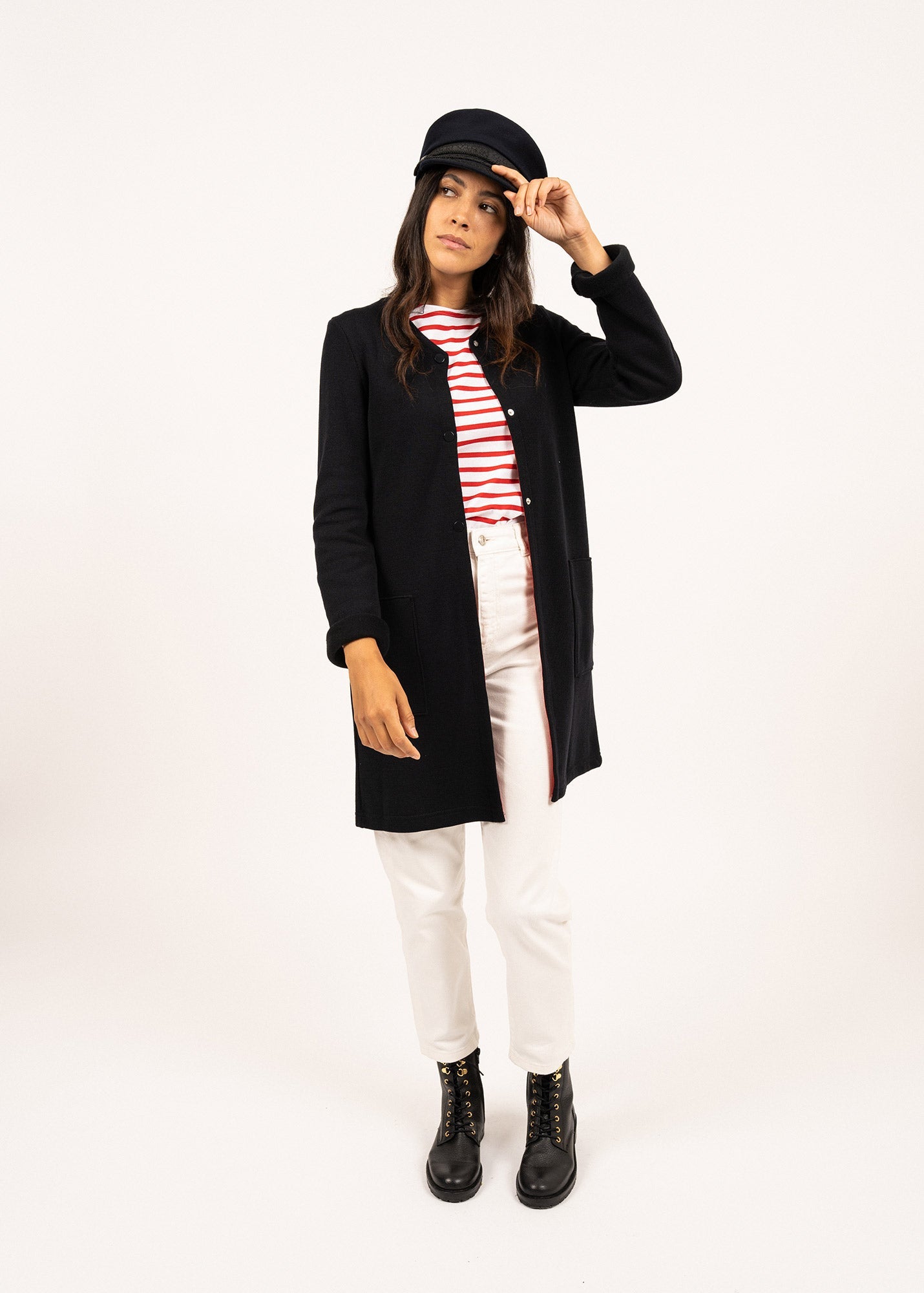 Saint James CASQUETTE MARIN - French Sailor Cap (NAVY)