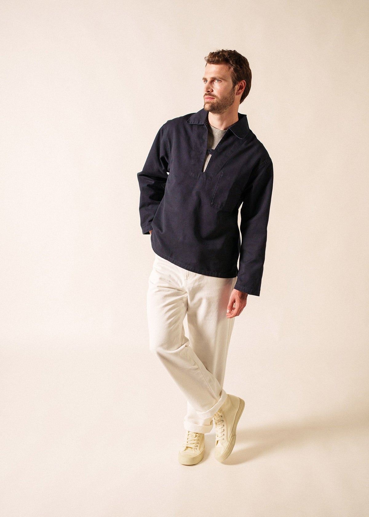 Saint James NEMO French Sailor Jacket  (NAVY)