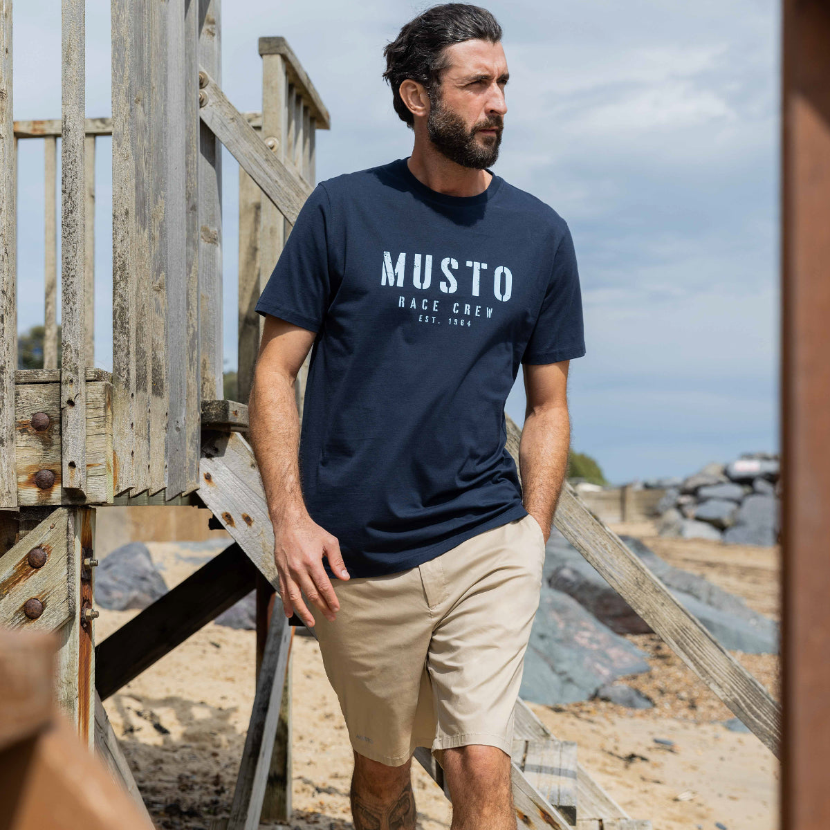Musto Men's Rib Fast Dry Short