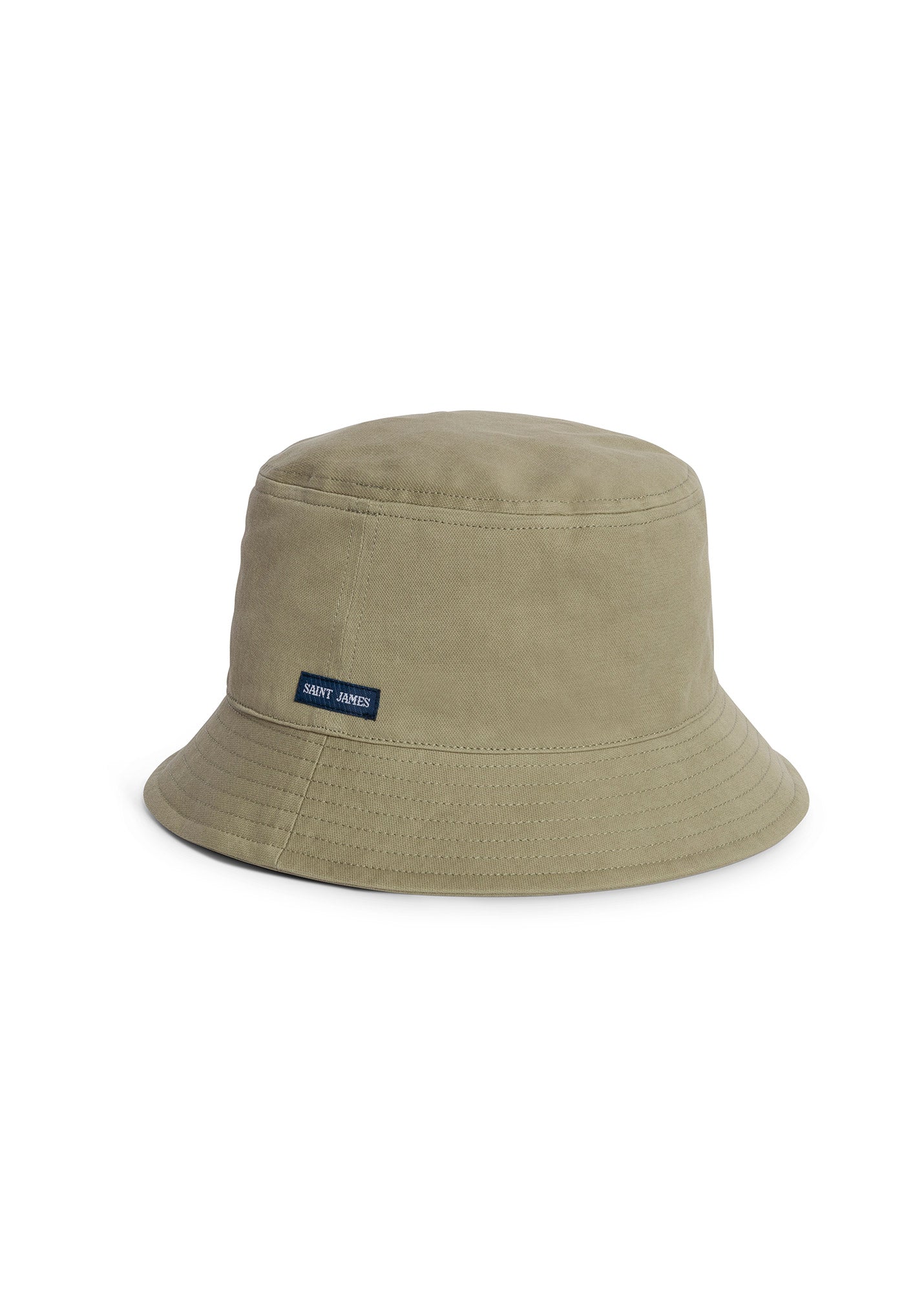 Saint James Bob Cotton Bucket Hat Soft Almond
