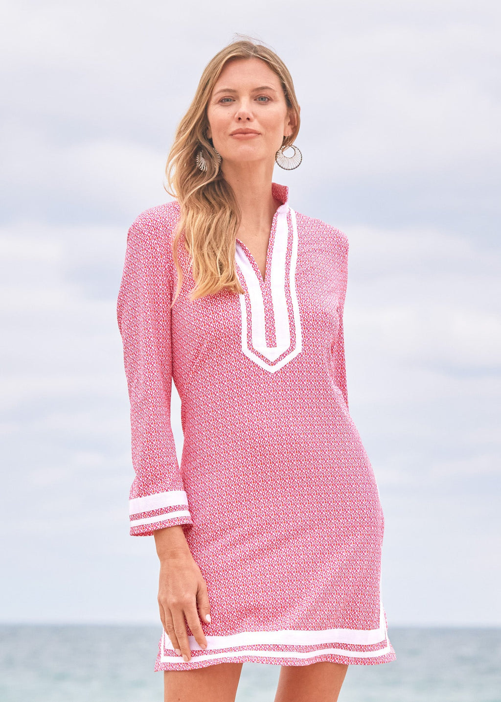 Cabana Life Amelia Island Pique Tunic Dress