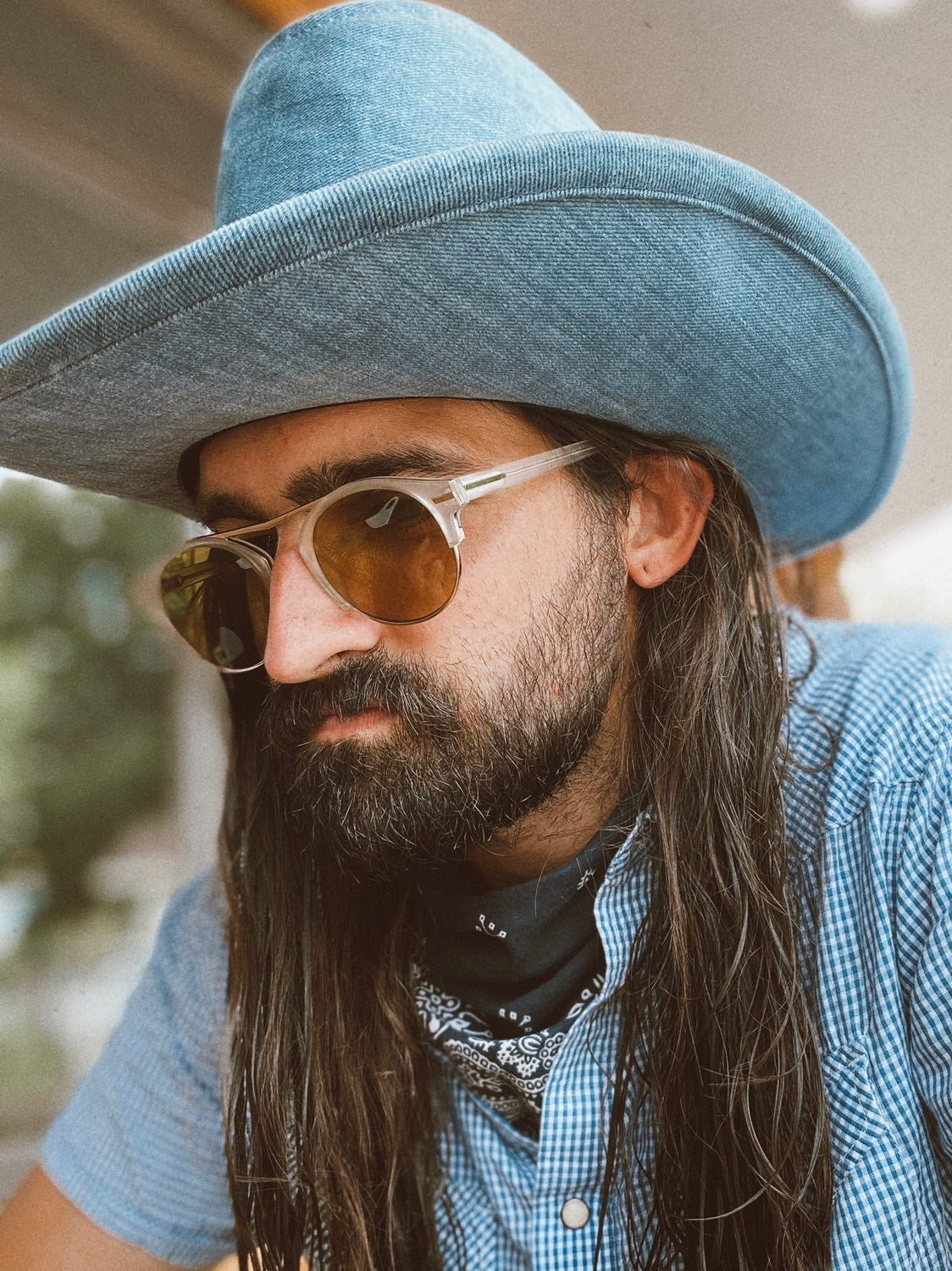 Bisous Sunglasses Rumrunners Frosted Clear Amber