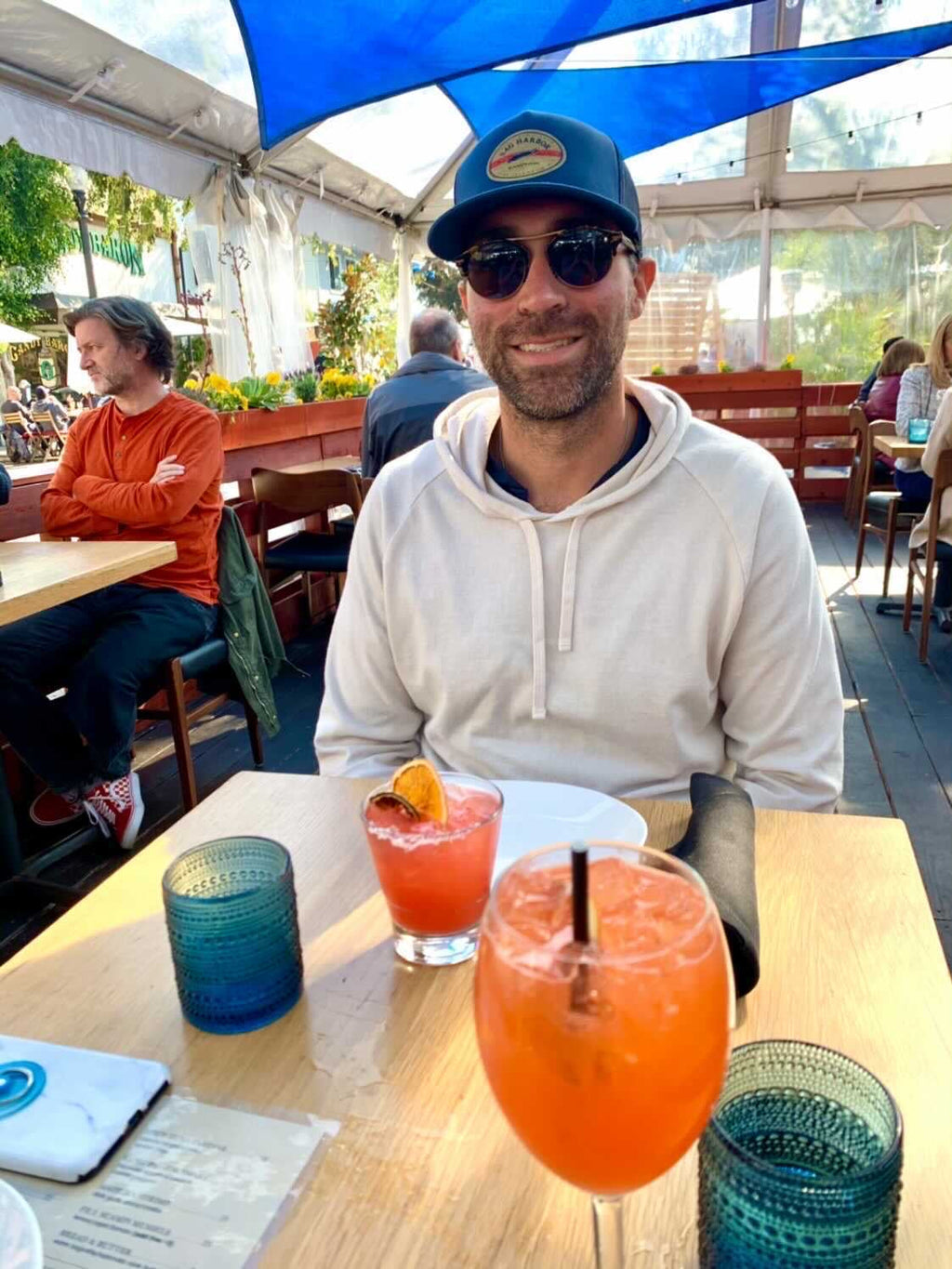 Bisous Sunglasses The Copper Tortoise Blue