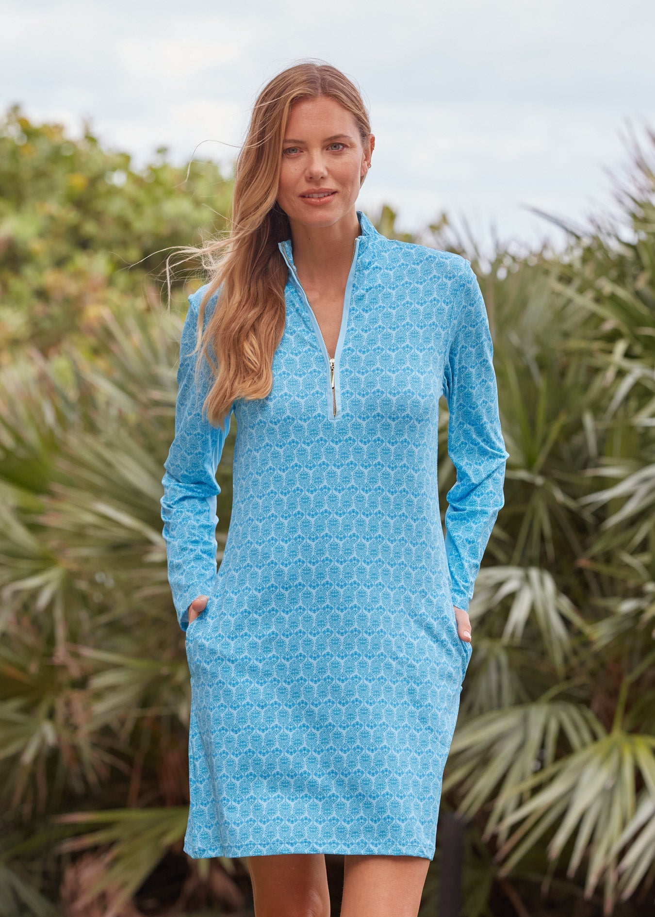 Cabana Life Rosemary Beach 1/4 Zip Sport Dress
