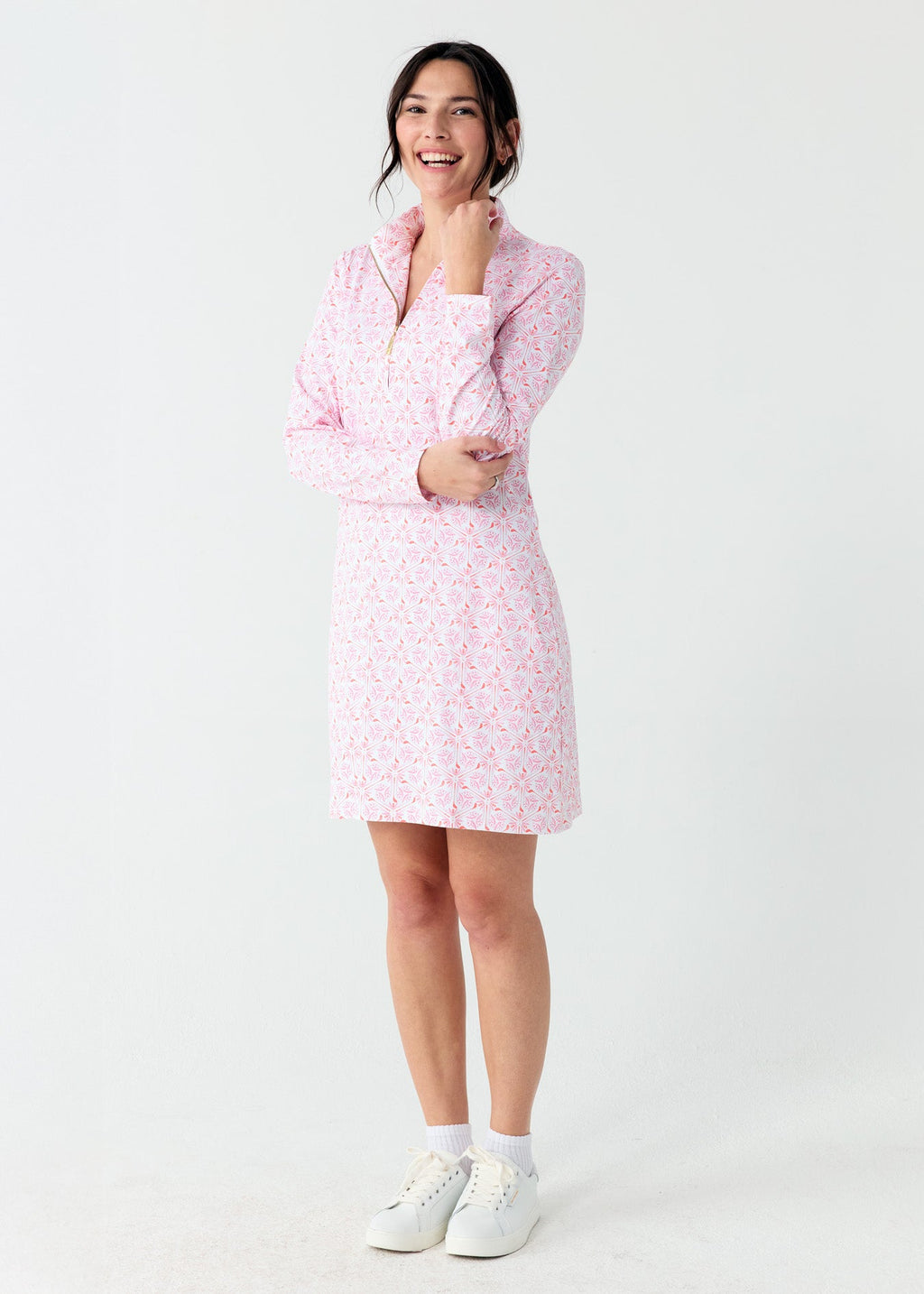 Cabana Life Golf 1/4 Zip Sport Dress