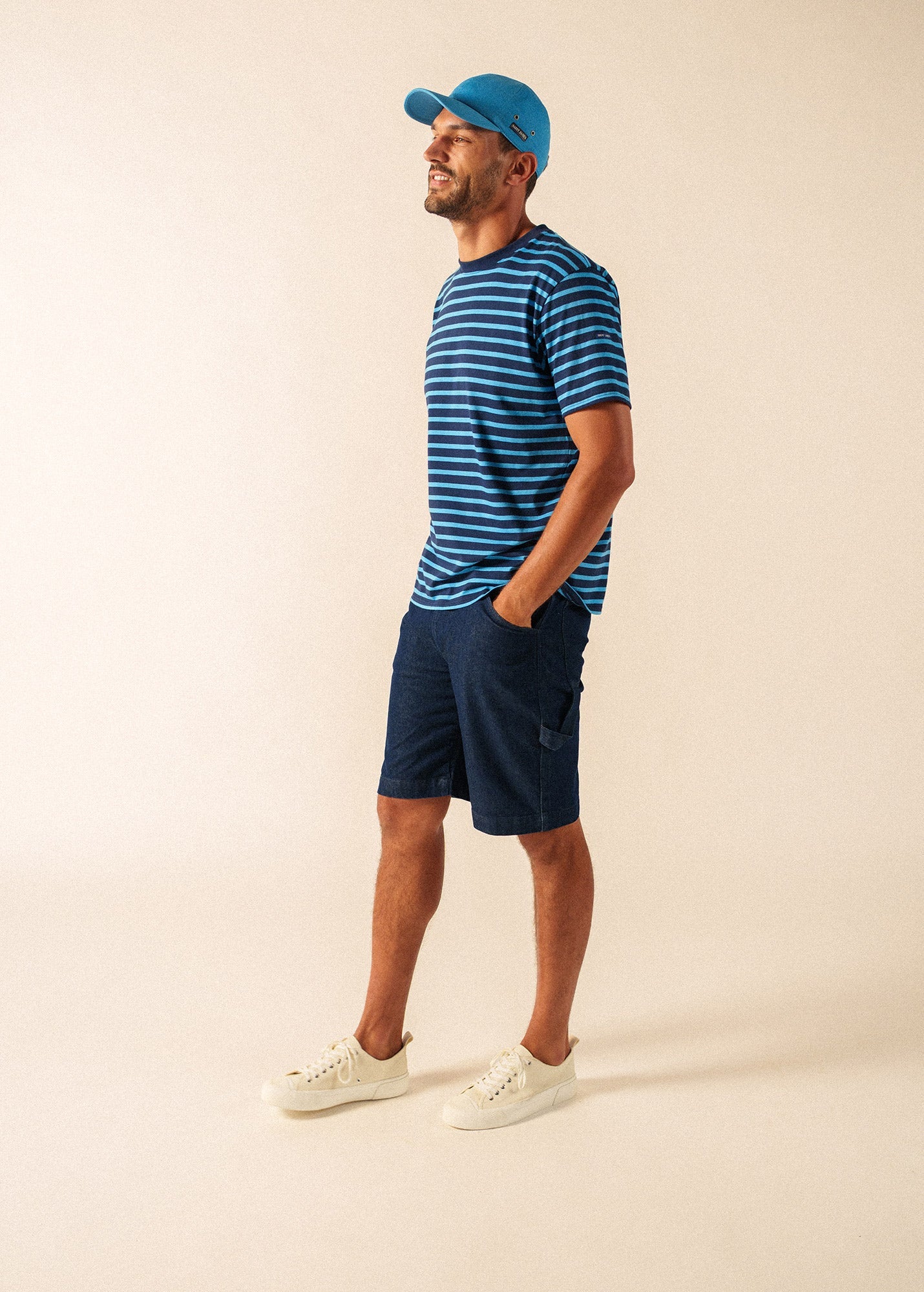 Saint James CASQUETTE Cotton Cap (CAPRI BLUE)