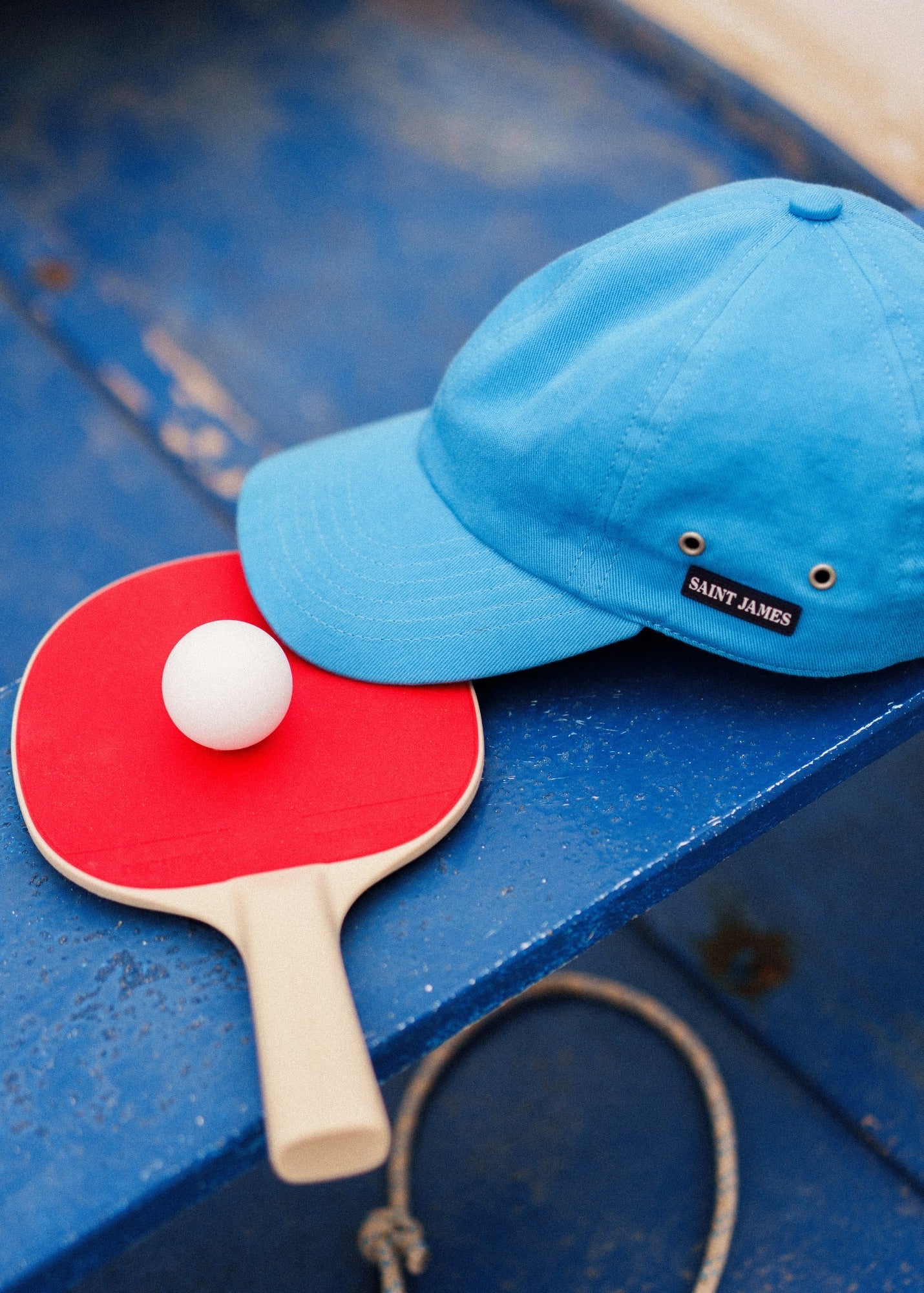 Saint James CASQUETTE Cotton Cap (CAPRI BLUE)