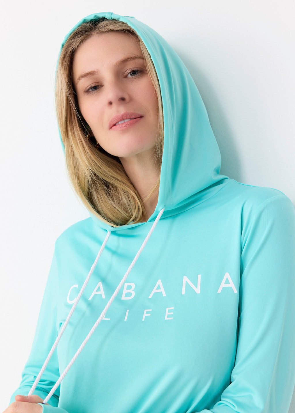 Cabana Life Hoodie Dress, Aqua