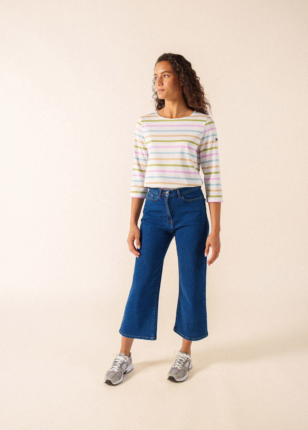 Saint James GALATHEE MULTICOLOR Breton Striped Top (ACCALMIE)
