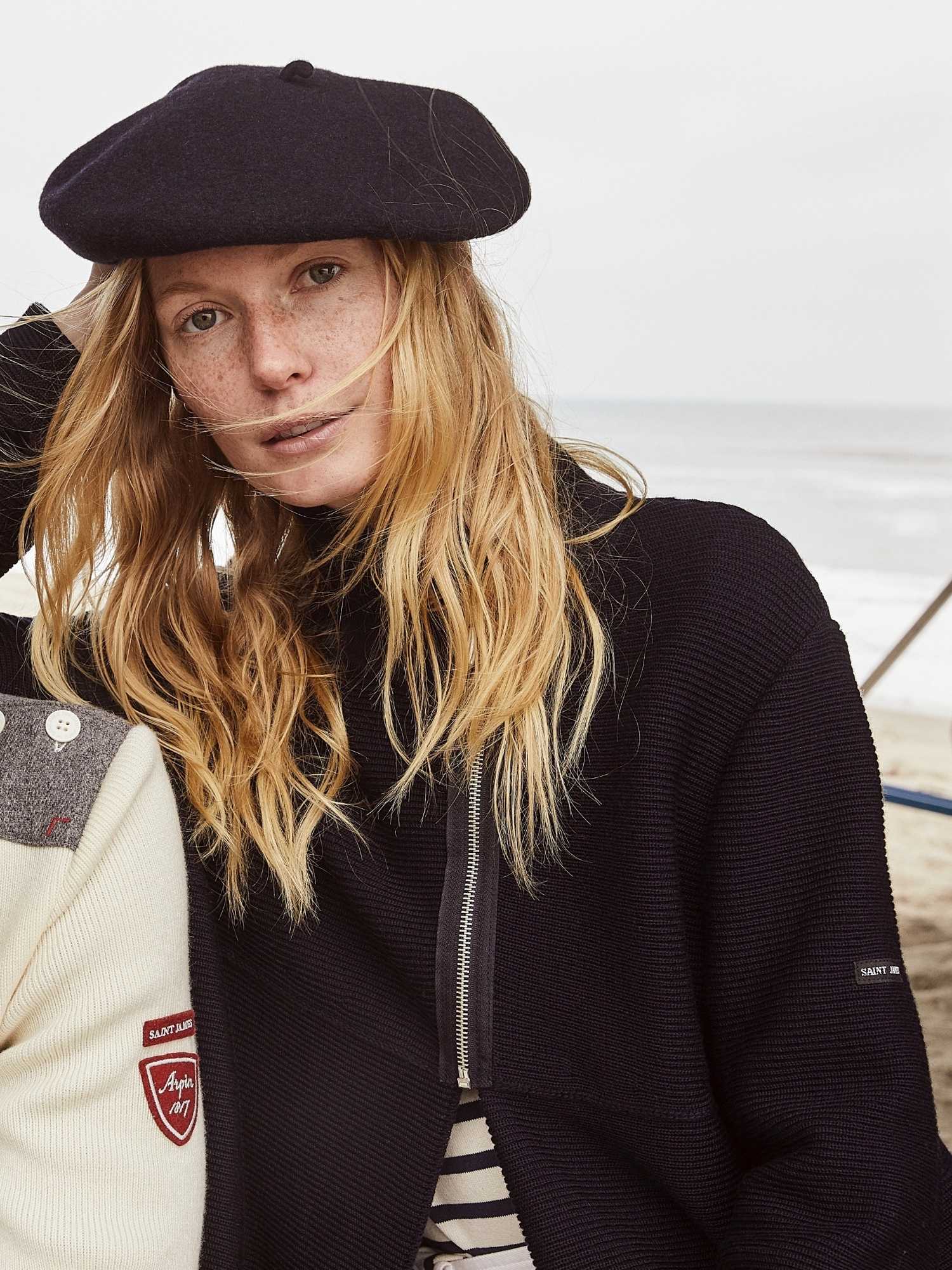 Saint James BERET FRANCE - French Beret Hat (NAVY)