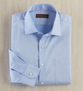 Patrick James Classic Fit Easy Care Dress Shirt, Light Blue