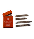 Patrick James 3-Pack Stainless Steel Collar Stays, Steel