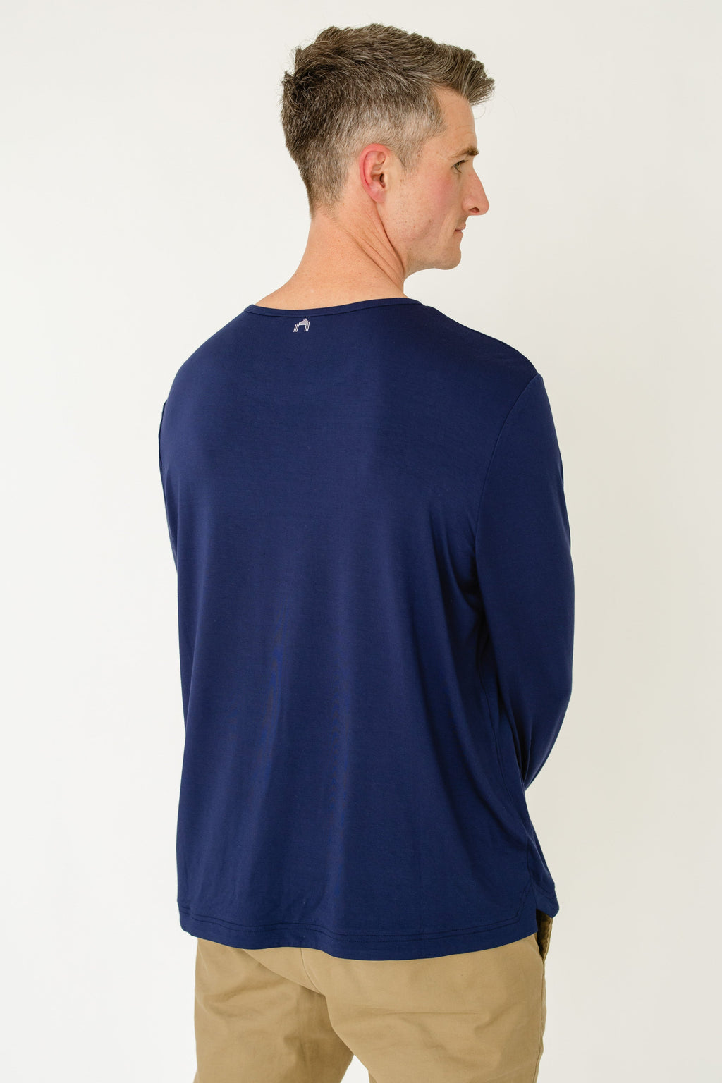 Cabana Life Bamboo Long Sleeve Sun Shirt, Navy