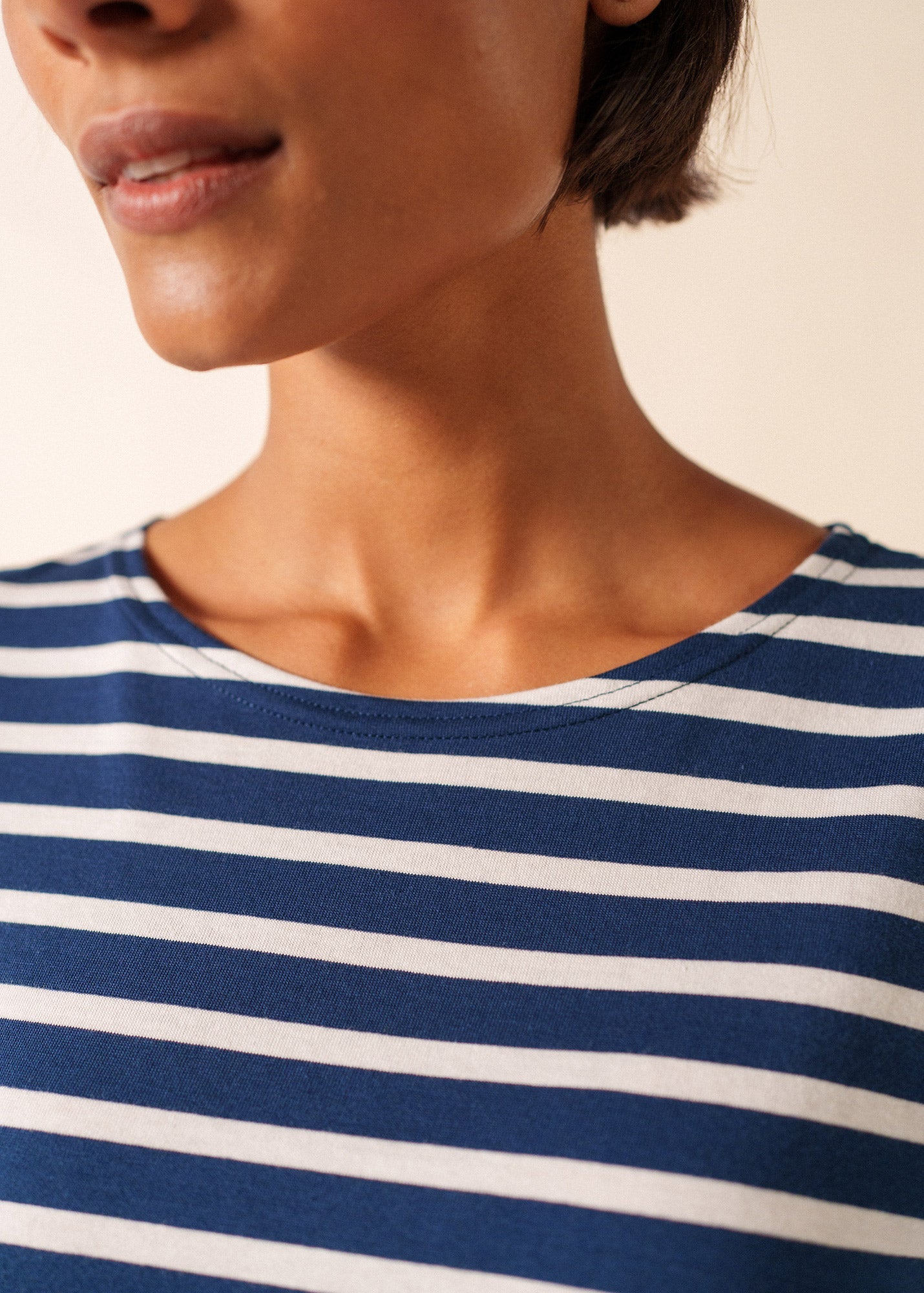 Saint James LEVANT MODERN Breton Shirt (NAVY / WHITE)