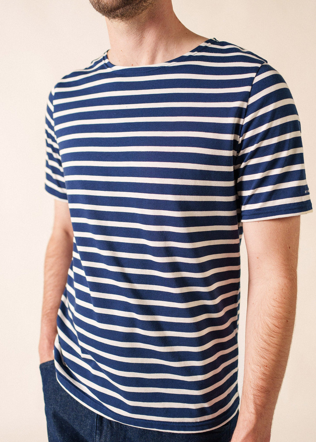 Saint James LEVANT MODERN Breton Shirt (NAVY / WHITE)