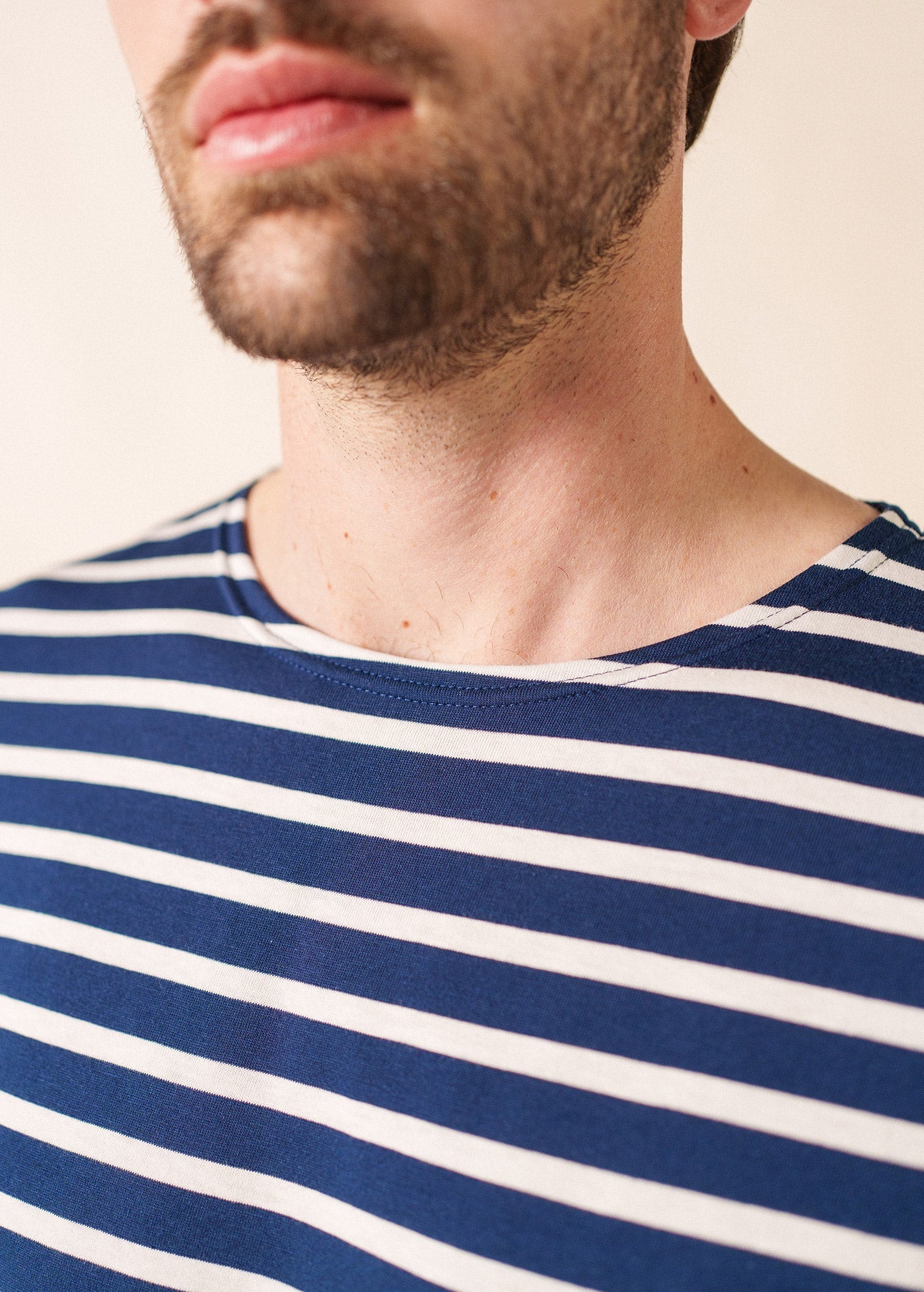 Saint James LEVANT MODERN Breton Shirt (NAVY / WHITE)