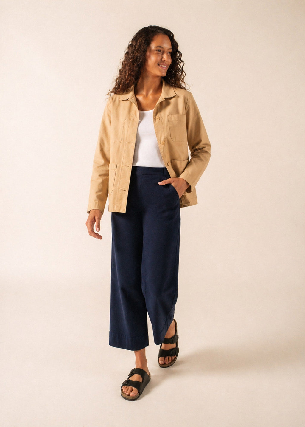 Saint James ALIZE French Chore Jacket (SAIL CANVAS)