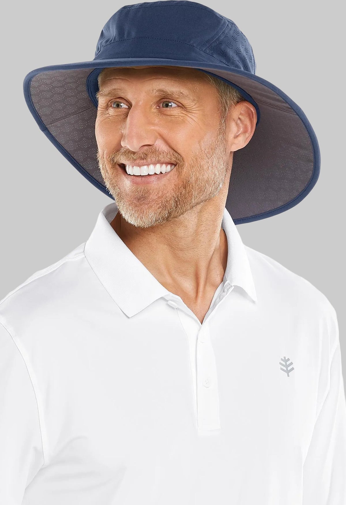 Fore | Performance Golf Hat with Wide Brim | Navy