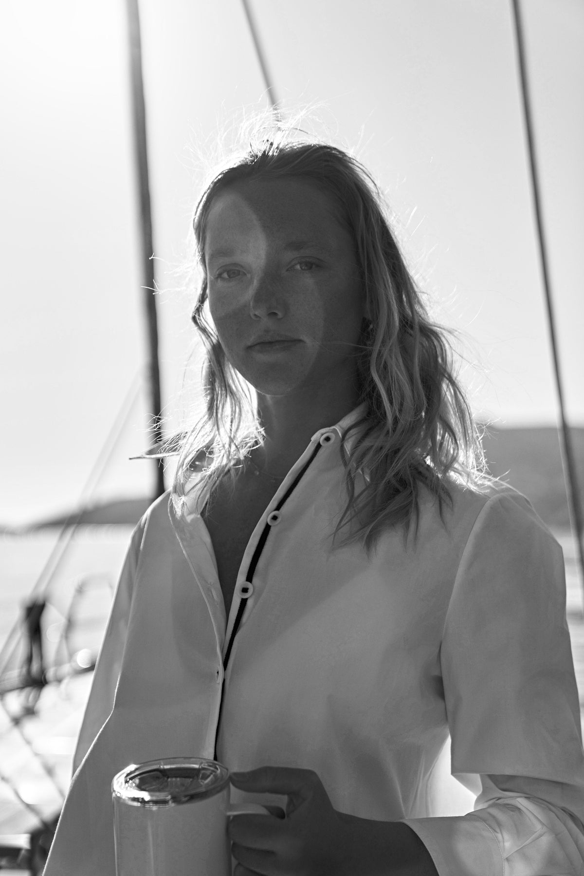 The Ansea Poplin Button Down Shirt