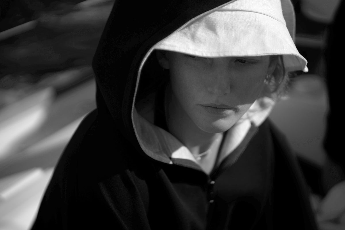 The Ansea Reversible Hoodie - Black